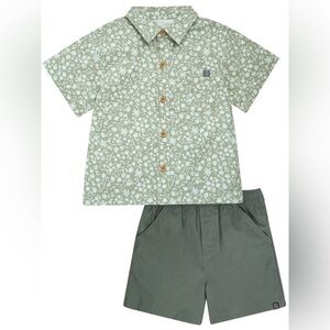 Kids Olive Short Set